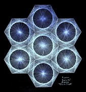 Fusion #2 Drawing by Jason Padgett