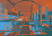 Futuristic Abstract Architectural Design #2 Photograph by Ikon Ikon Images