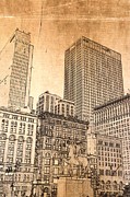 Grant Park Chicago #3 Digital Art by Dejan Jovanovic