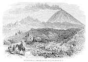 Mount Vesuvius, 1872 #2 Painting by Granger Mount Vesuvius, 1872 #2 Painting by Granger