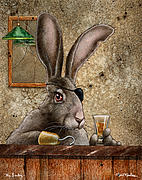 Mr Lucky #3 Painting by Will Bullas