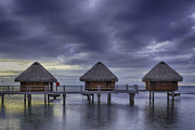 Overwater Bungalows in Tahiti #2 Photograph by Mel Ashar