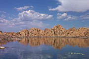 Reflections on Watson Lake #2 Photograph by R B Harper