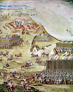 Saint-quentin, 1557 #3 Painting by Granger