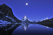 The Matterhorn And Riffelsee Lake #2 Photograph by Thomas Marent