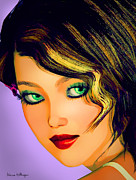 20's Girl Pop Mixed Media by Alicia Hollinger