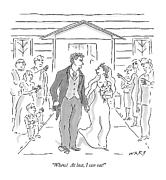 Whew!  At Last Drawing by Kim Warp