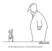 Oh, That's Right, Stanwick, Cry - Mock Drawing by Charles Barsotti