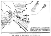 Battle Of Virginia Capes #3 Photograph by Granger Battle Of Virginia Capes #3 Photograph by Granger