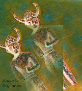 Cyprus Gods of Trade #4 Painting by Augusta Stylianou