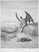 Paradise Lost #7 Drawing by Gustave Dore