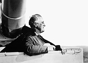 Franklin D. Roosevelt At Sea Photograph by Granger