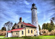Cana Island Lighthouse #1 Photograph by Bob Kinnison