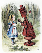 Carroll Looking Glass #45 Drawing by Granger