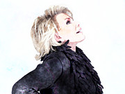 Joan Rivers Portrait Painting by MotionAge Designs