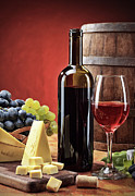 Red Wine Composition #5 Photograph by Valentinrussanov