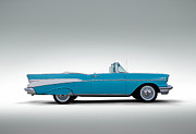 57 Chevy Convertible Digital Art by Douglas Pittman