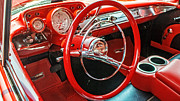 57 Chevy Dash Photograph by Kevin Anderson