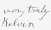Lord Kelvin (1824-1907) #6 Painting by Granger