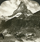 Switzerland Matterhorn #6 Painting by Granger