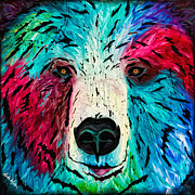 Bear Painting by Dede Koll