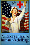 Red Cross Poster, 1917 #9 Photograph by Granger