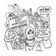 New Yorker September 19th, 2014 Drawing by Benjamin Schwartz
