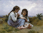 A Childhood Idyll Digital Art by William Bouguereau