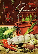 A Copper Pot And Ingredients Of Ballontine De Photograph by Henry Stahlhut
