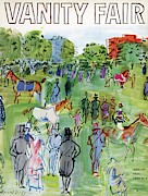 A Equestrian Scene Photograph by Raoul Dufy