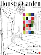 A House And Garden Cover Of Color Swatches Photograph by Priscilla Peck