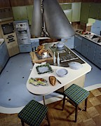 A Kitchen Designed By Ralph & Jane Bonnell Photograph by George De Gennaro