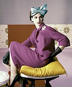 A Model Wearing A Dress Suit Photograph by Horst P. Horst