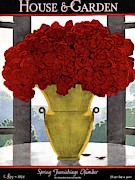 A Vase With Red Roses Photograph by Andre E Marty
