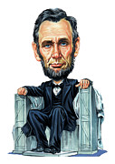 Abraham Lincoln Painting by Art  
