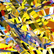 Abstract Curvy 34 Digital Art by Russell Kightley