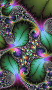 Abstract fractal art with jewel colors Digital Art by Matthias Hauser