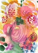 Abstract Garden #44 Painting by Linda Woods