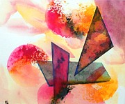 Abstract Shapes Painting by Kim Shuckhart Gunns