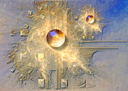 Abstract with balls Digital Art by Alexa Szlavics