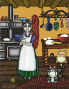 Abuelita or Grandma Painting by Victoria De Almeida