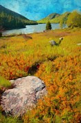Acadia Spring Painting by Jeffrey Kolker Acadia Spring Painting by Jeffrey Kolker