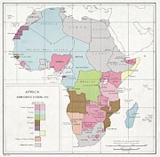 Administrative Divisions Of Africa Photograph by Science Photo Library