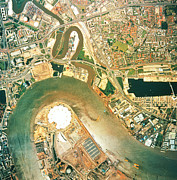Aerial Image Of London And Its Millennium Dome Photograph by Science Photo Library