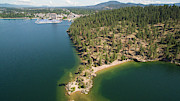 Aerial View Of Tubbs Hill And Lake Photograph by Matt Andrew