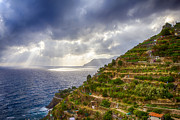 Afternoon Storm Clouds Over The Sea Photograph by Rick Starbuck