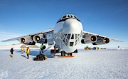 Aircraft At Runway In Antarctica Photograph by Science Photo Library