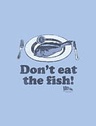 Airplane - Don't Eat The Fish Digital Art by Brand A