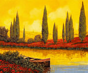 Al Tramonto Painting by Guido Borelli