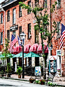Alexandria Street With Cafe Photograph by Susan Savad